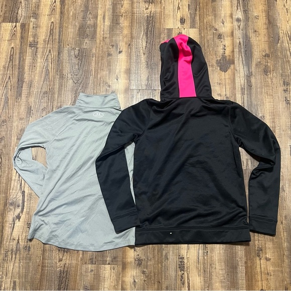 Under Armour Girls Long Sleeve Tops Bundle Of 2 Size YLG - Picture 2 of 4